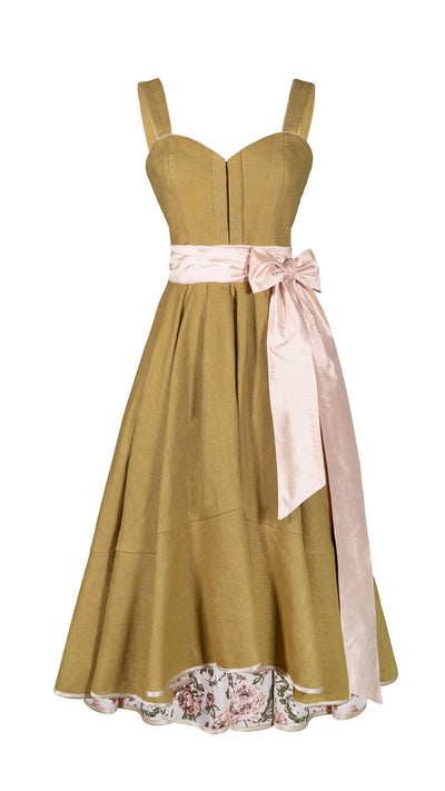 Luz - Dirndl / Tracht in kiwi, rose